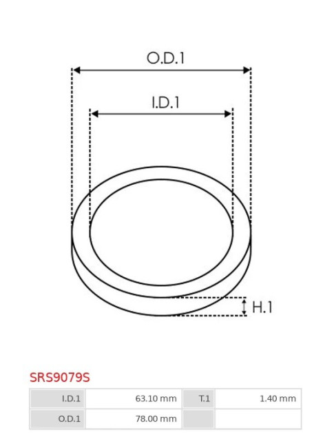 Indítómotor áttételek tömítései - SRS9079S