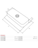 Indítómotor tekercselések rögzítései - SRS9091S
