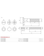 Csavarjai - SRS9098S(BULK)