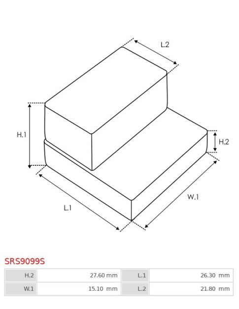 Indítómotor gumi tömítései - SRS9099S