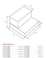 Indítómotor gumi tömítései - SRS3022(BULK)