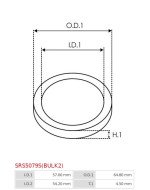 Indítómotor áttételek tömítései - SRS5079S(BULK2)