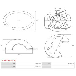 Indítómotor zárógyűrűi - SRS6034(BULK)