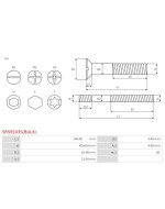 Csavarjai - SRS9103S(BULK)