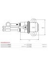 Indítómotor relék - SS0308(BOSCH)