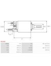 Indítómotor szolenoidok - SS1015