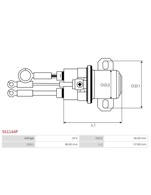 Indítómotor relék - SS1144P