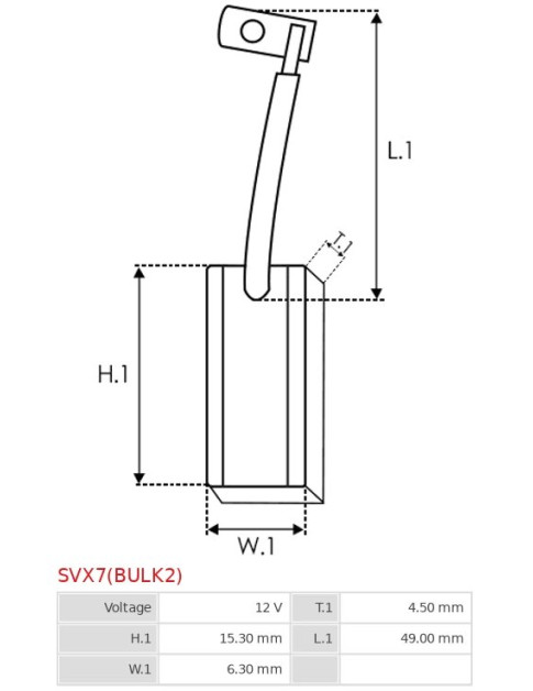 Gererátor kefék - SVX7(BULK2)